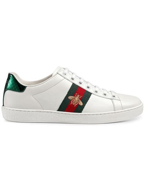 gucci ace signature white|farfetch Gucci ace shoes.